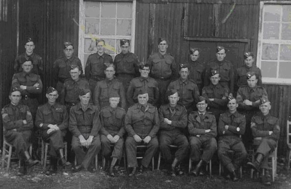 The Homeguard (taken outside Llanfairynghonwy Hall about 1942-45)