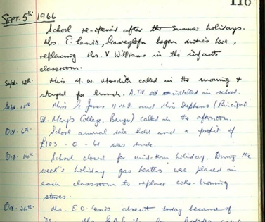 Some recollections of Mrs. Lewis, Carreglefn (Teacher at the school during Mr. Richard Jones’ Headship)