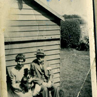 Mr E G Roberts and his wife Annie Mr E G Roberts and his wife Annie